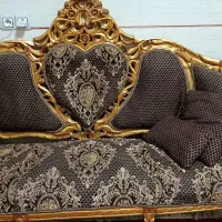 مبل سلطنتی چوب راش روکش کاملا نو|مبلمان خانگی و میز عسلی|اقبالیه, |دیوار