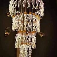 لوستر مدرن سقفی پلکسی شکلاتی