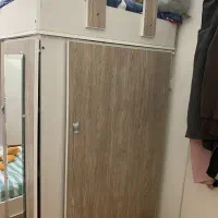 تخت دو طبقه چوبی ام دی اف