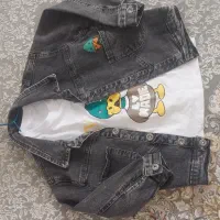 سلام یک عدد لباس سه تیکه زغالی پسرانه سایز ۵