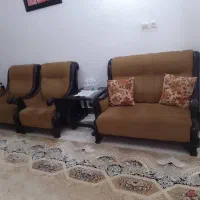 مبل ۷ نفره به همراه جلو مبلی  میز عسلی تخفیف ویژه|مبلمان خانگی و میز عسلی|آستانه اشرفیه, |دیوار