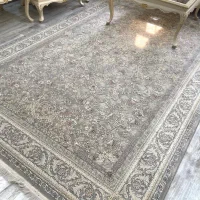 دو عدد فرش ۶ متری ماشینی گل برجسته