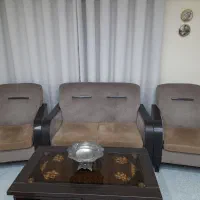 مبلمان نیم ست چهار نفره|مبلمان خانگی و میز عسلی|پرند, فاز ۶|دیوار