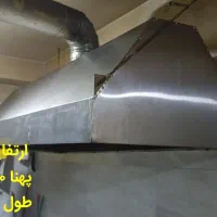 هود استیل صنعتی تمیز فست فود