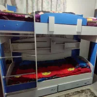 تخت دو طبقه نوجوان همراه با دو عدد تشک
