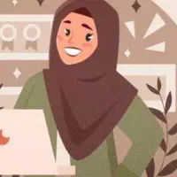 فروشنده خانم در مزون پوشاک