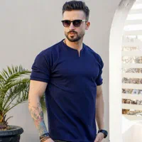 تیشرت یقه کوبایی در ۶ رنگ|لباس|میانه, |دیوار