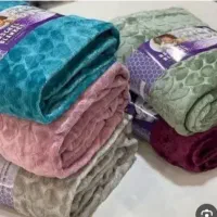 پتو مخمل گل برجسته