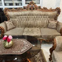 فروش مبل سلطنتی ۹ نفره|مبلمان خانگی و میز عسلی|رشت, منظریه|دیوار