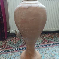 فلاکس(فلاسک) سفالی زیبا و قابل رنگ کردن