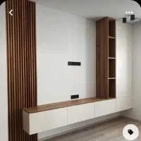 توی وال و پشت اسیدی|میز تلویزیون|پیشوا, |دیوار