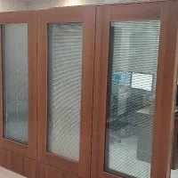 پارتیشن دوجداره با پرده کرکره