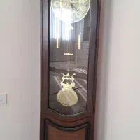 ساعت ایستاده چوب گردو