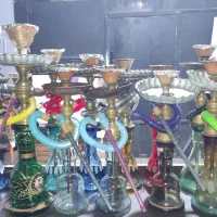 18 عدد قلیان برنجی قهوه خانه|کلکسیون و سرگرمی|لنگرود, |دیوار