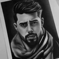 نقاشی چهره پرداخت دو مرحله‌ای