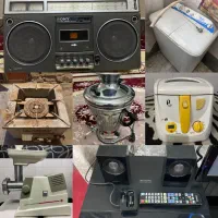 ماشین لباسشویی چرخ گوشت سرخ کن رادیو میزغذاخوری