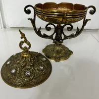 شکلات خوری برنز|کلکسیون اشیاء عتیقه|مشهد, فلسطین|دیوار
