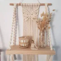 عکس اول ۸۶۳ (دیوارکوبمکرومه|صنایع دستی و سایر لوازم تزئینی|قم, باجک یک|دیوار