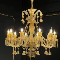 لوستر سرامیک برنر و مدل باکارات در کارگاه کارمندان|لوستر و چراغ آویز|کرمانشاه, |دیوار