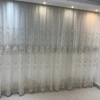 پرده حریر|پرده، رانر، رومیزی|قم, شهرک فاطمیه|دیوار