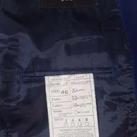 کت شلوار مردانه رنگ آبی کاربونی