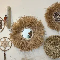 ۵عدد دیوارکوب رافیا