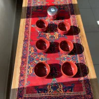 سرویس هفت پارچه ایرانی|ظروف سرو و پذیرایی|آمل, |دیوار