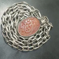زنجیر یزد بافت پلاک یمنی کهنه