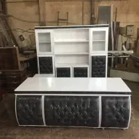 کتابخانه ست85687میز مدیریت اداری جاکتابی|کتابخانه، شلف، قفسه‌های دیواری|تهران, شهرک شریفی|دیوار