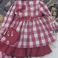 لباس عروسکی دخترانه دوعدد