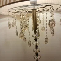 آباژور سالنی رنگ آنتیک|چراغ خواب و آباژور|تهران, جنتآباد مرکزی|دیوار