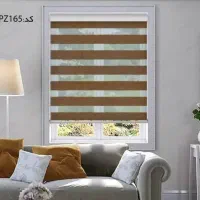 انواع پرده پانچی زبرا شید چاپی|پرده، رانر، رومیزی|نور, |دیوار