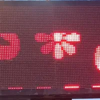 تابلو روان رنگ قرمزیکطرفه