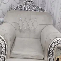 مبل هفت نفره نیمه استیل