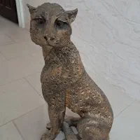 مجسمه پلنگ|مجسمه، تندیس، ماکت|یزد, |دیوار