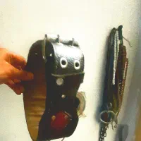 قلاده تمام چرم نو