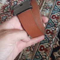 دوعدد کمربند دولایه چرم طبیعی با آستر چرم درجه یک|کیف، کفش، کمربند|کوهدشت, |دیوار