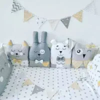 ست گارد تخت بچه|رختخواب، بالش، پتو|مشکیندشت, |دیوار