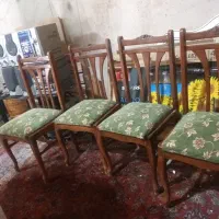 صندلی ۴عددسالم تمیز قدیمی