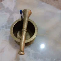 هاونگ قدیمی جنس برنز|ظروف پختوپز|خوی, |دیوار