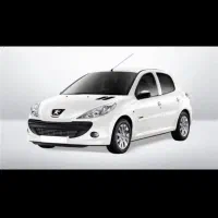 خودروی ۲۰۷ خشک tu5 سفید سقف فلز