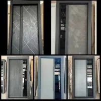 درب فلزی و چوبی درب آهنی درب ضدسرقت دسته دوم و نو