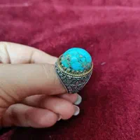 انگشتر فیروزه با بهترین سنگ و تسبیح
