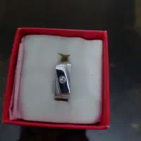 انگشتر پلاتین با نگین برلیان اصل الماس