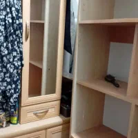 کتابخانه و جاکفشی سالم و محکم ست هم|کتابخانه، شلف، قفسههای دیواری|فردیس, شهرک شهید حسینی|دیوار