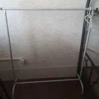رگال یا رخت آویز لباس+ آینه ایستاده