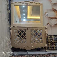 اینه کنسول منبت کاری شده بدون خط خش