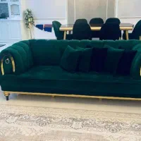 مبلمان ۱۰ نفره +میزنارخوری ۸ نفره|مبلمان خانگی و میز عسلی|سبزوار, رضوان|دیوار