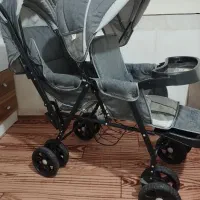 کالسکه دوقلو مارک دلیجان|کالسکه و لوازم جانبی|خمینیشهر, |دیوار