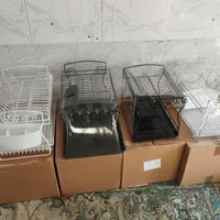 تولیدی جا ظرفی دو طبقه دسته چوبی آبچکان|آب‌چکان و نظم‌دهنده ظروف|مشهد, توس (بلوار توس)|دیوار